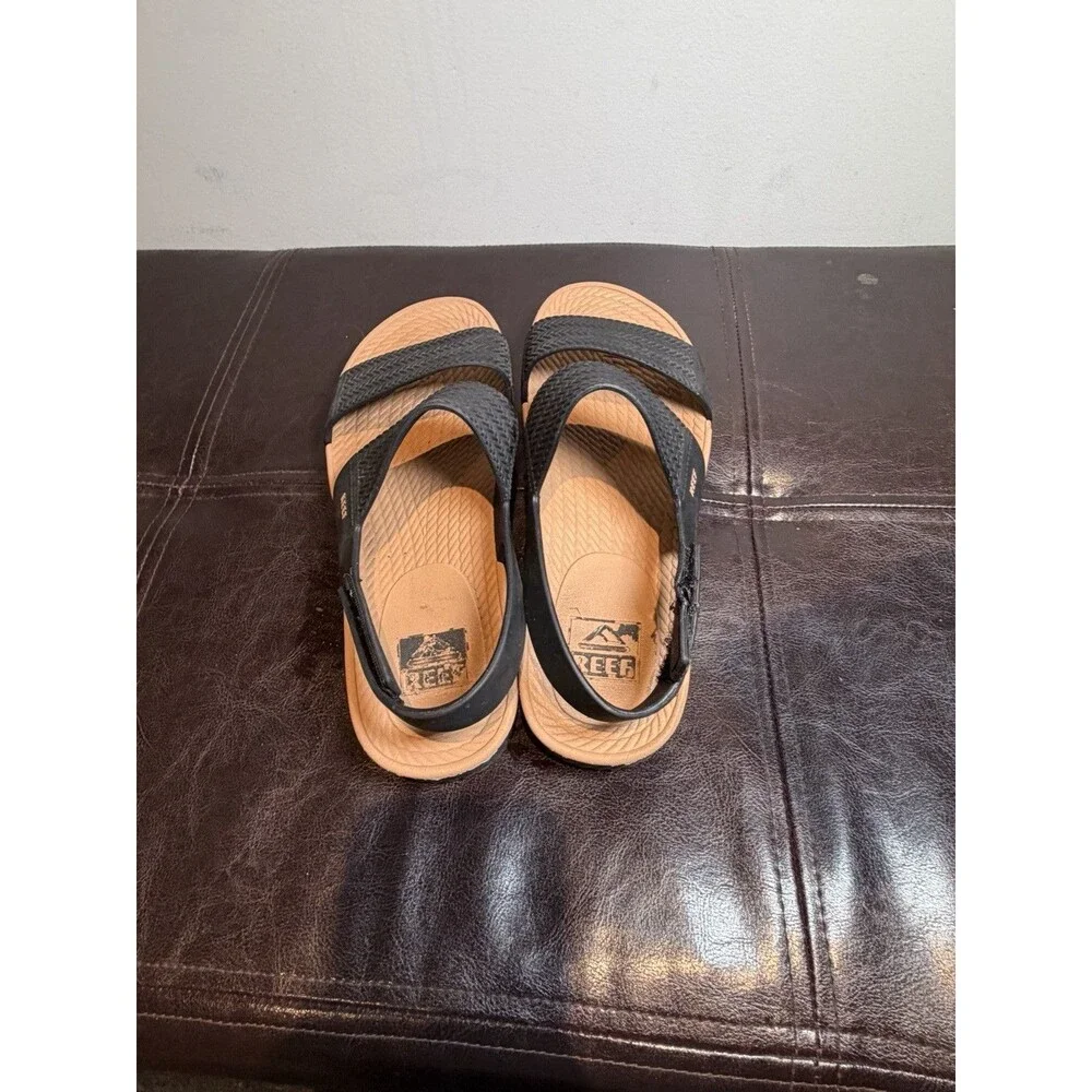 Reef Water Vista Black Adjustable Strap Women’s Sandals Size 8 - Picture 3 of 6